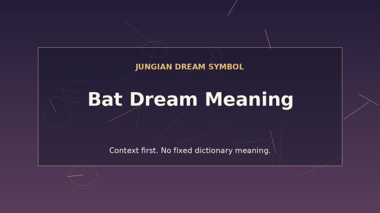 bats in dreams interpretation