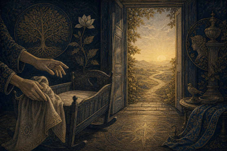 Childbirth dream interpretation illustration of creation transition vulnerability and new responsibility