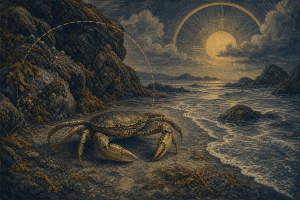Crab dream interpretation illustration of protection boundaries vulnerability and indirect movement