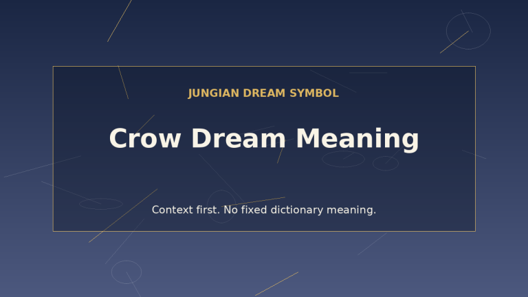 crow dream interpretation