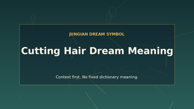 dream interpretation hair cutting
