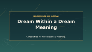 dream within a dream interpretation