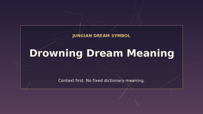 dream interpretation drowning