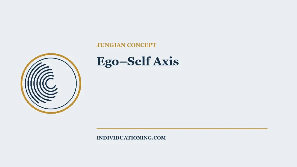 Ego–Self Axis — Jungian psychology illustration