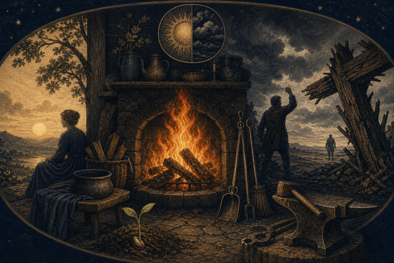 Fire dream meaning illustrated through warmth danger transformation and renewal