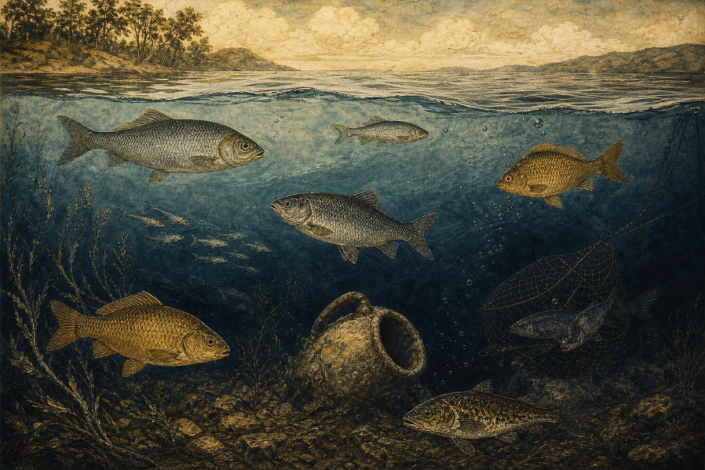 Fish dream meaning illustrated through movement depth capture nourishment and water context