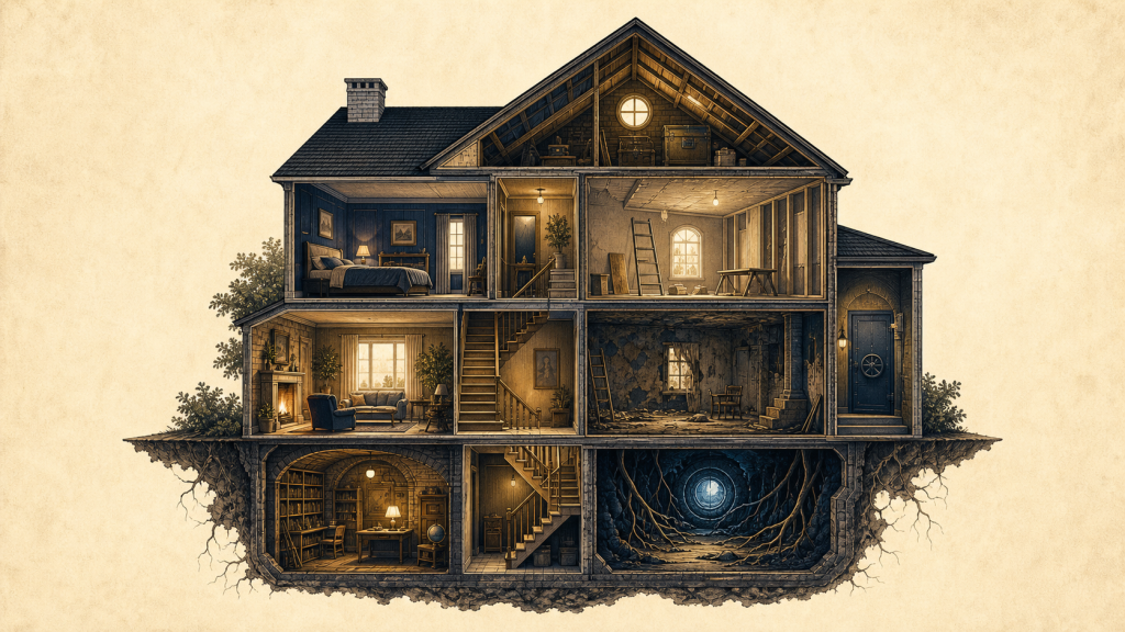 House dream meaning in Jungian psychology