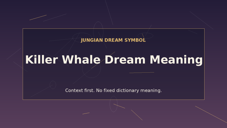 dream interpretation killer whale