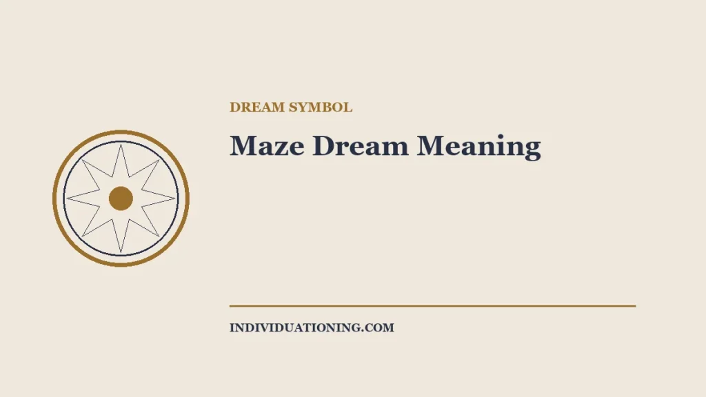 Maze Dream Meaning — dream symbol illustration