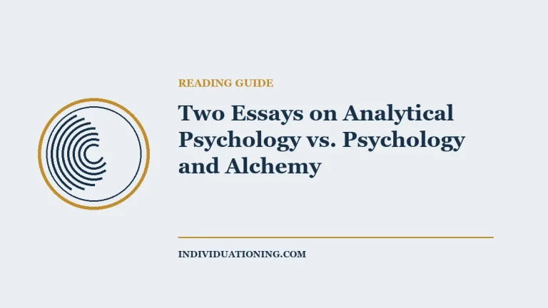 Two Essays on Analytical Psychology vs. Psychology and Alchemy — Jungian reading guide illustration