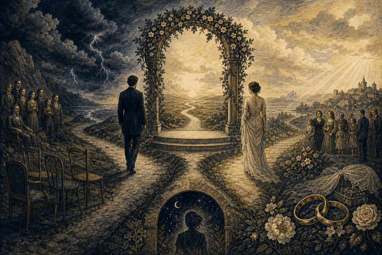 Wedding dream meaning illustrated through union commitment transition and social context